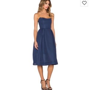 Nicholas Mesh Ball Dress Navy Size 12 Like NEW